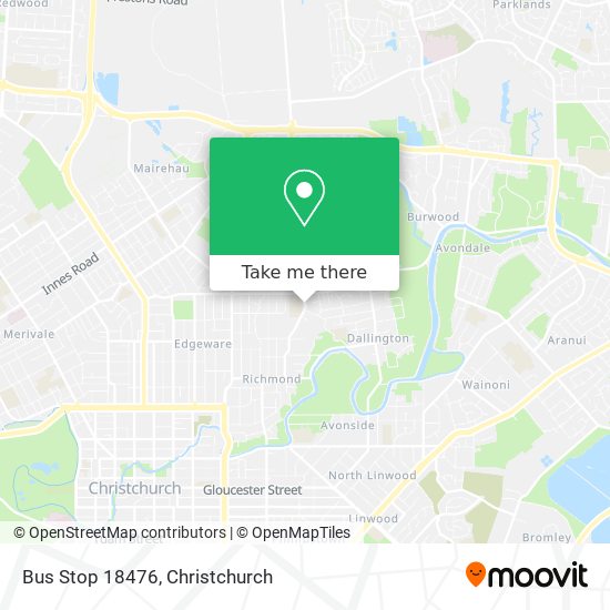 Bus Stop 18476 map