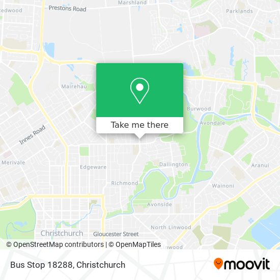 Bus Stop 18288 map