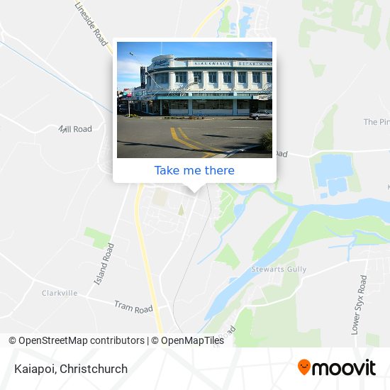 Kaiapoi map