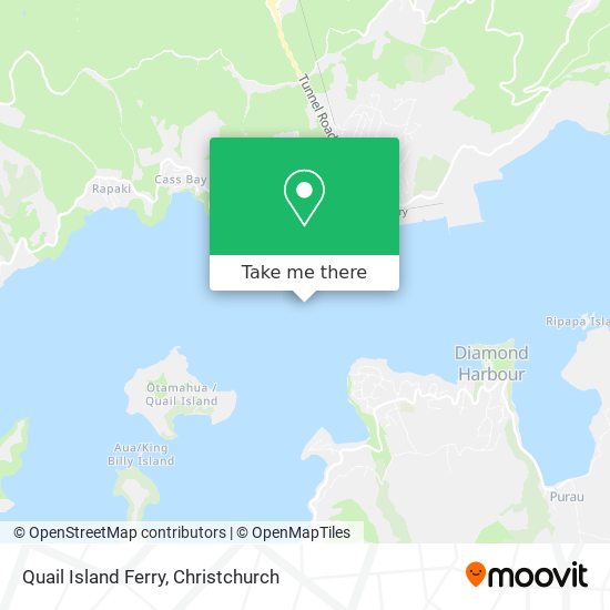 Quail Island Ferry map