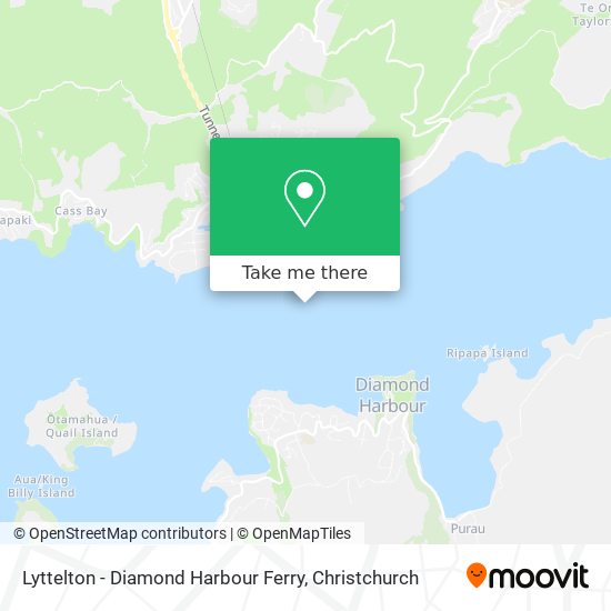 Lyttelton - Diamond Harbour Ferry地图