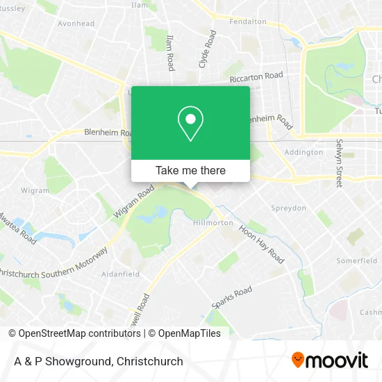 A & P Showground map