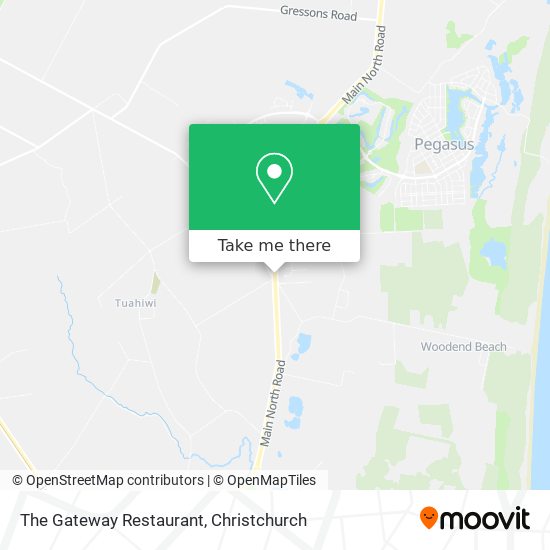 The Gateway Restaurant map