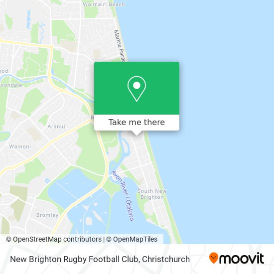 New Brighton Rugby Football Club map