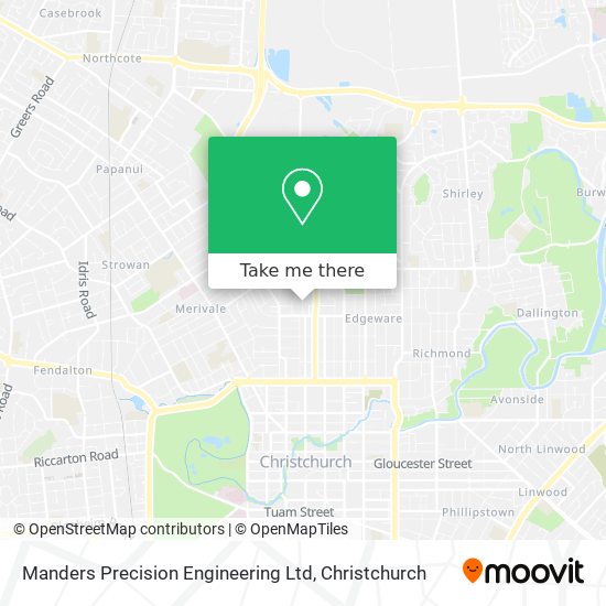 Manders Precision Engineering Ltd map