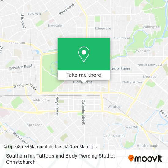 Southern Ink Tattoos and Body Piercing Studio map