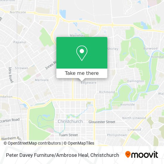 Peter Davey Furniture / Ambrose Heal map