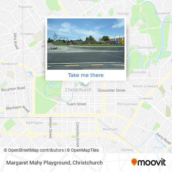 Margaret Mahy Playground map