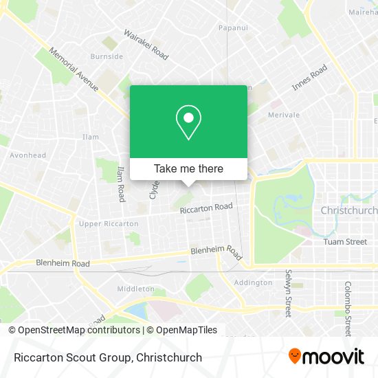 Riccarton Scout Group map