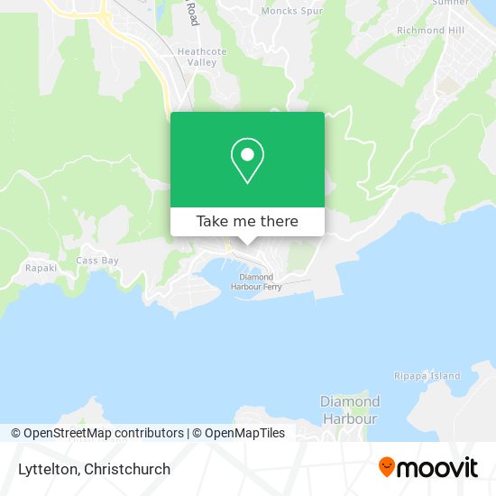 Lyttelton map