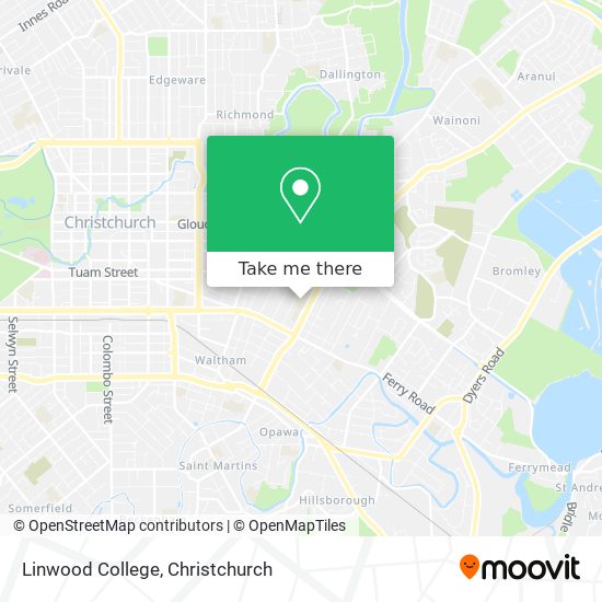 Linwood College map