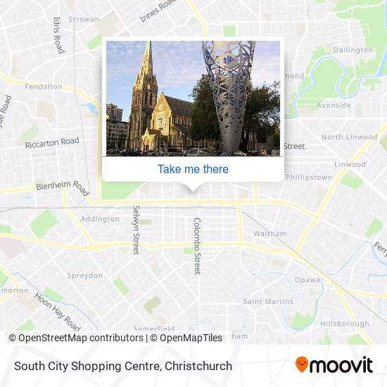 South City Shopping Centre map