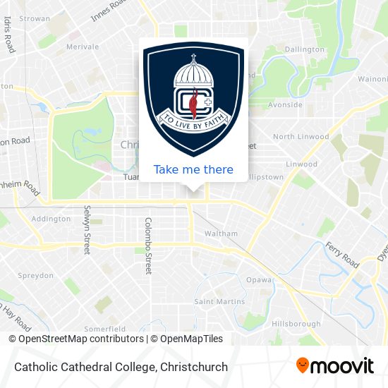 Catholic Cathedral College map