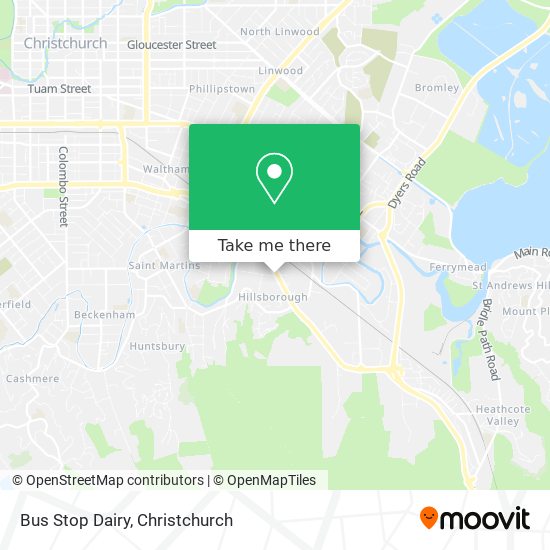 Bus Stop Dairy map