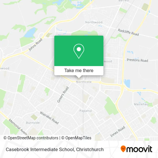 Casebrook Intermediate School map