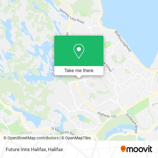 Future Inns Halifax map