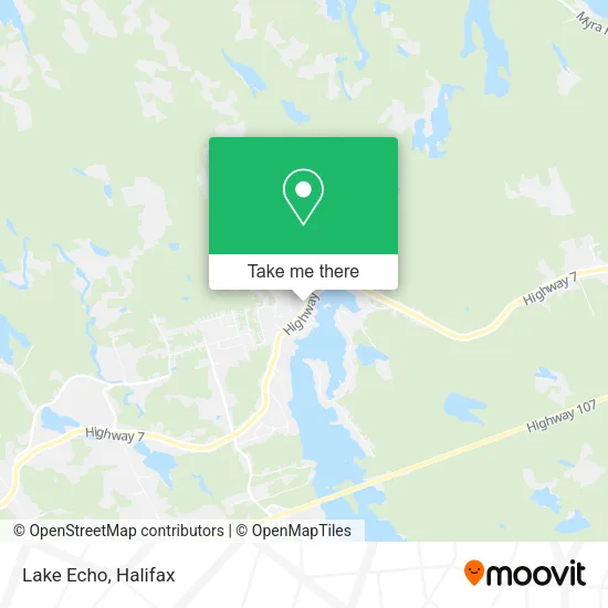 Lake Echo map