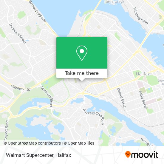 Walmart Supercenter map