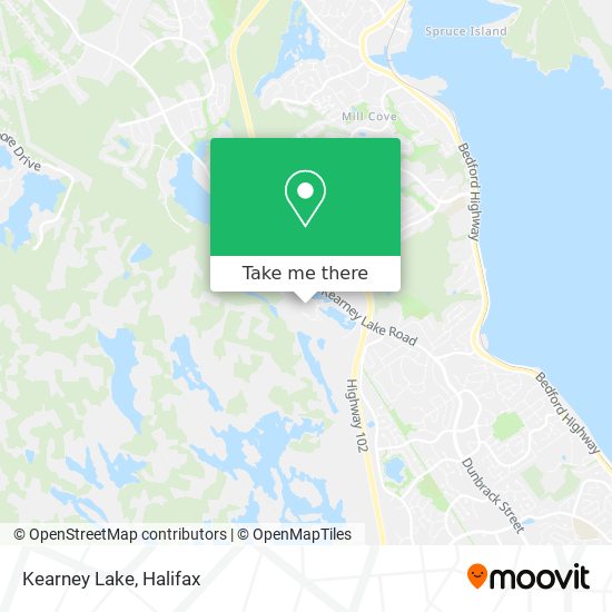 Kearney Lake map