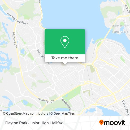 Clayton Park Junior High map