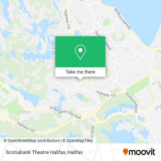 Scotiabank Theatre Halifax map