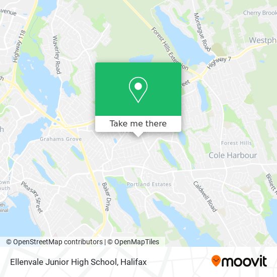 Ellenvale Junior High School map