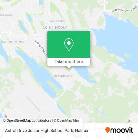 Astral Drive Junior High School Park map