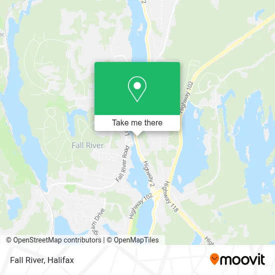 Fall River map