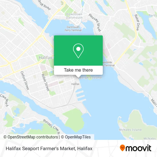 Halifax Seaport Farmer's Market map