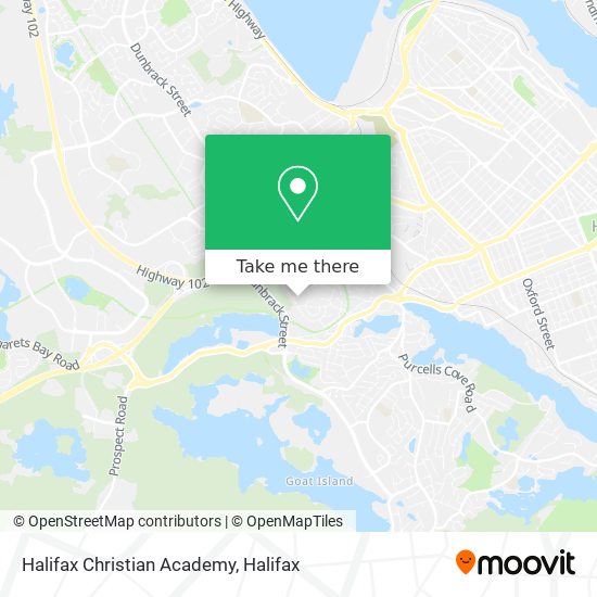 Halifax Christian Academy map