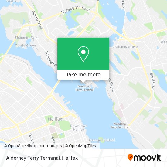 Alderney Ferry Terminal map