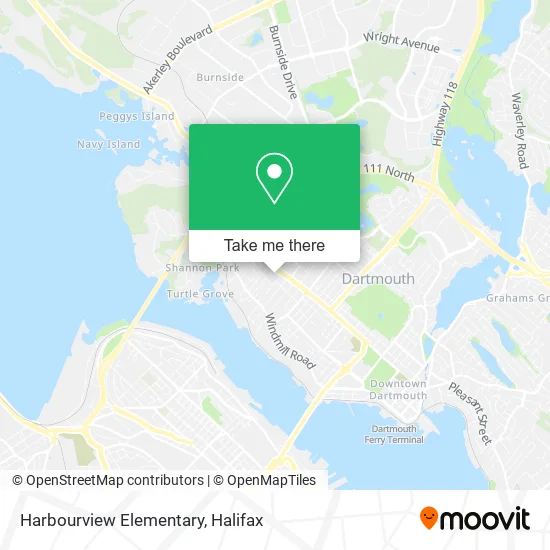 Harbourview Elementary map