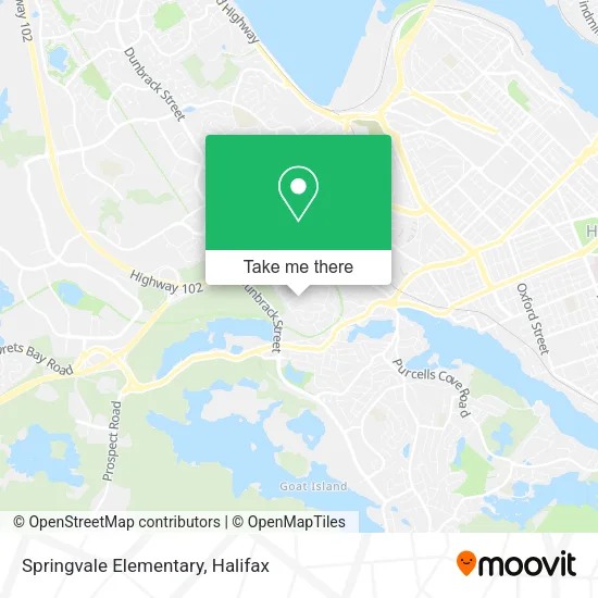 Springvale Elementary map