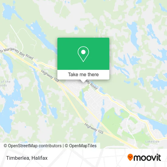 Timberlea map