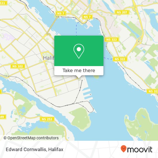 Edward Cornwallis map