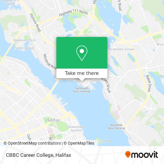 CBBC Career College map