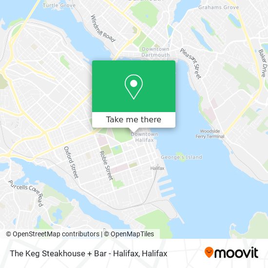 The Keg Steakhouse + Bar - Halifax map