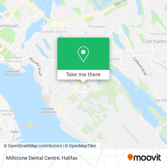 Millstone Dental Centre map