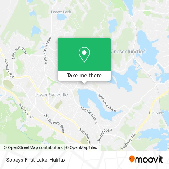 Sobeys First Lake map