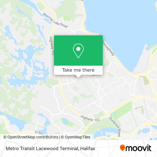 Metro Transit Lacewood Terminal map