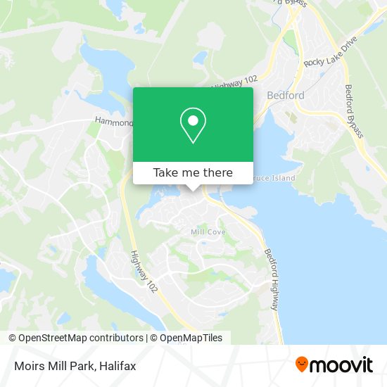 Moirs Mill Park map