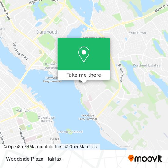 Woodside Plaza map