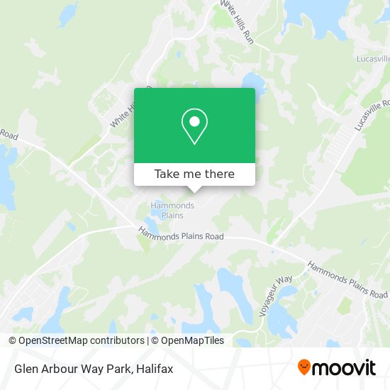 Glen Arbour Way Park plan