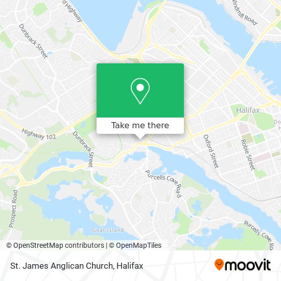 St. James Anglican Church map