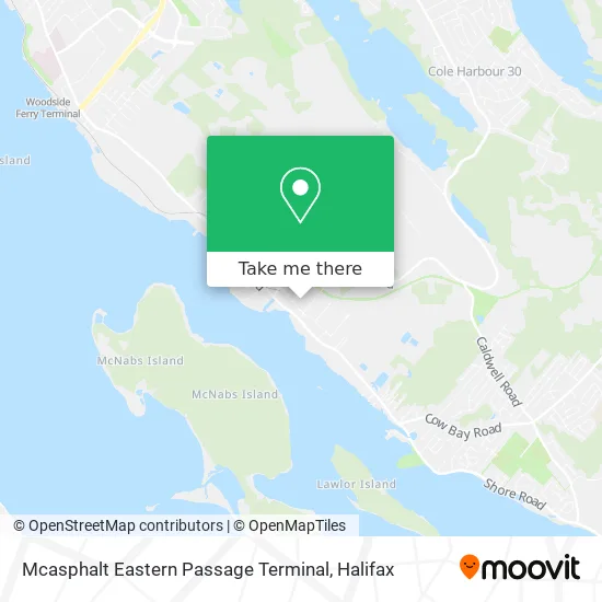 Mcasphalt Eastern Passage Terminal map