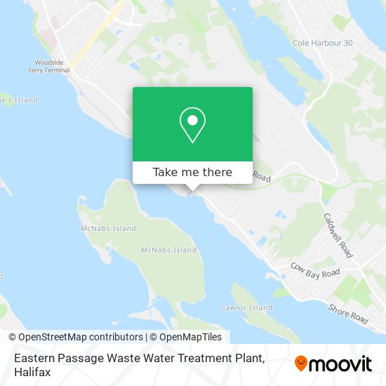 Eastern Passage Waste Water Treatment Plant map