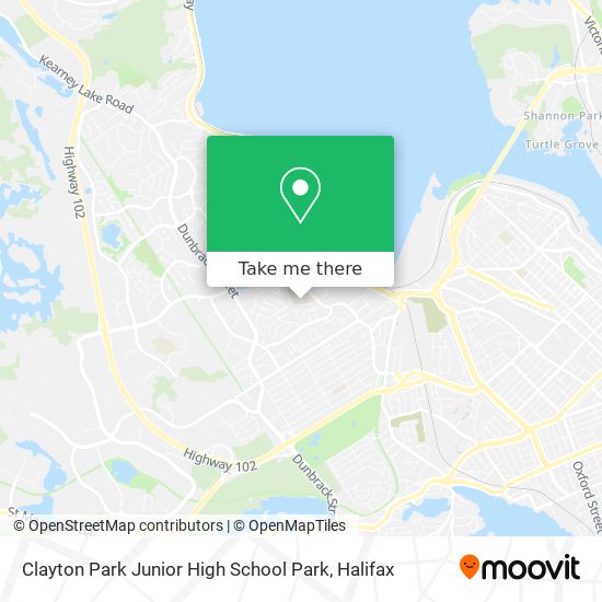 Clayton Park Junior High School Park plan