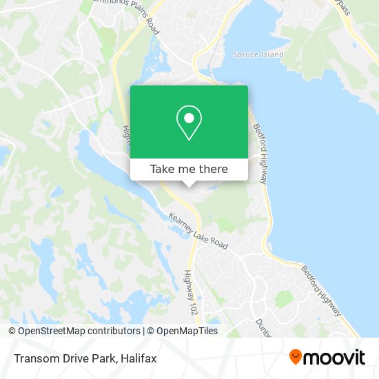 Transom Drive Park plan