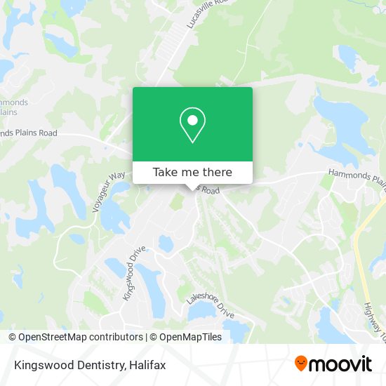 Kingswood Dentistry map