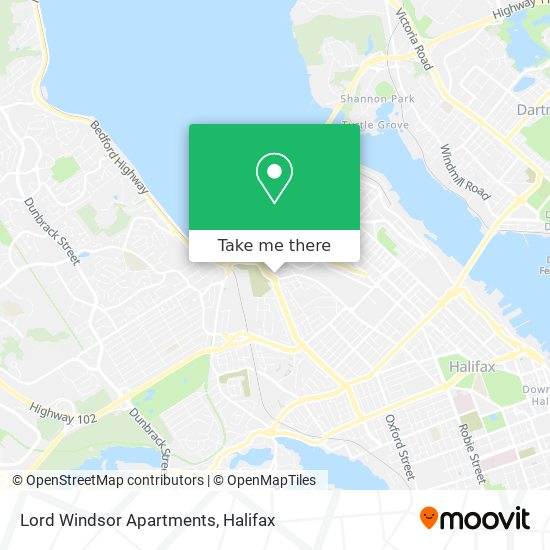 Lord Windsor Apartments map